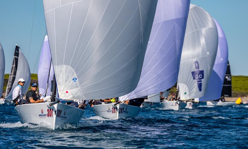 Melges 20 World Championship at Cala Galera, Greece day 2 - photo © MWL / Zerogradinord