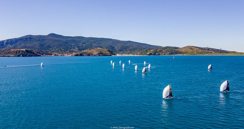 Melges 20 World Championship at Cala Galera, Greece day 2 - photo © MWL / Zerogradinord