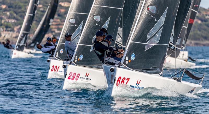 Melges 20 World Championship at Cala Galera, Greece day 3 photo copyright MWL / Zerogradinord taken at  and featuring the Melges 20 class