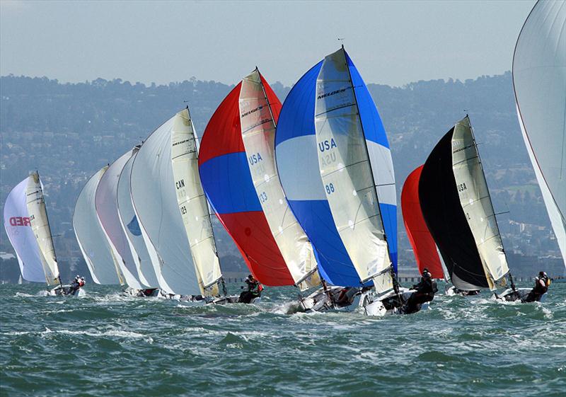 Audi Melges 20 U.S. Nationals at San Francisco day 2 photo copyright JOY / International Audi Melges 20 Class Association taken at Corinthian Yacht Club of San Francisco and featuring the Melges 20 class