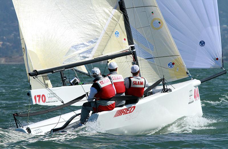 Audi Melges 20 U.S. Nationals at San Francisco day 2 photo copyright JOY / International Audi Melges 20 Class Association taken at Corinthian Yacht Club of San Francisco and featuring the Melges 20 class