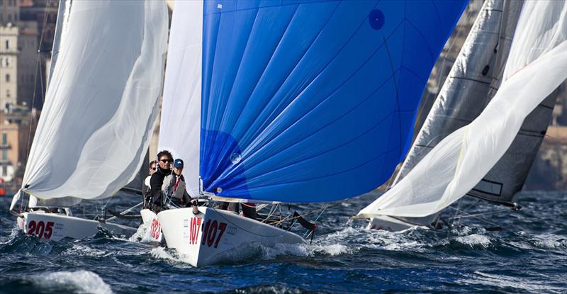 Audi Melges 20 Gold Cup at Napoli photo copyright Carlo Borlenghi / BPSE taken at Circolo Canottieri Napoli and featuring the Melges 20 class