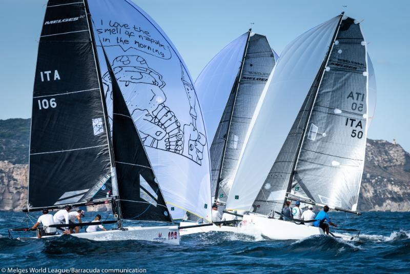 2018 Melges 20 World League, Russian Open photo copyright Melges World League / Barracuda Communication taken at Yacht Club Cagliari and featuring the Melges 20 class