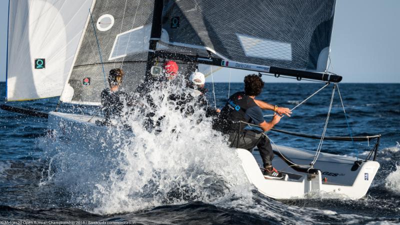 2018 Melges 20 World League, Russian Open Dario Levi, FREMITO D'ARJA photo copyright Melges 20 Russian Open 2018 / Barracuda Communication taken at Yacht Club Cagliari and featuring the Melges 20 class