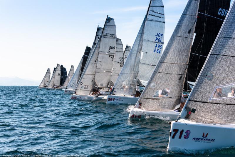 2018 Melges 20 World League, World Championship Cagliari, Italy photo copyright Melges World League / Barracuda Communication taken at Yacht Club Cagliari and featuring the Melges 20 class