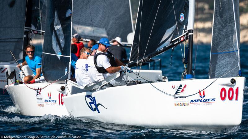 Drew Freides, Pacific Yankee - 2018 Melges 20 World League, World Championship photo copyright Melges World League / Barracuda Communications taken at Yacht Club Cagliari and featuring the Melges 20 class