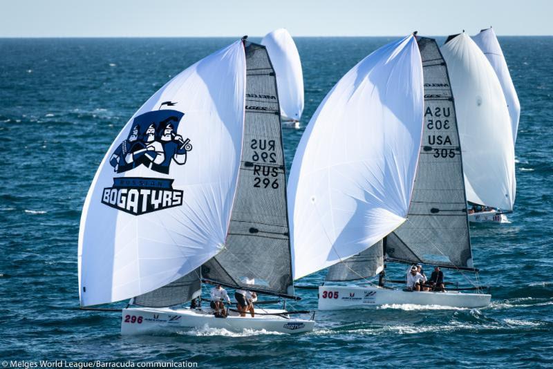 Igor Rytov, Russian Bogatyrs - 2018 Melges 20 World League, World Championship photo copyright Melges World League / Barracuda Communications taken at Yacht Club Cagliari and featuring the Melges 20 class