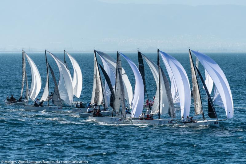 2018 Melges 20 World League, World Championship photo copyright Melges World League / Barracuda Communications taken at Yacht Club Cagliari and featuring the Melges 20 class
