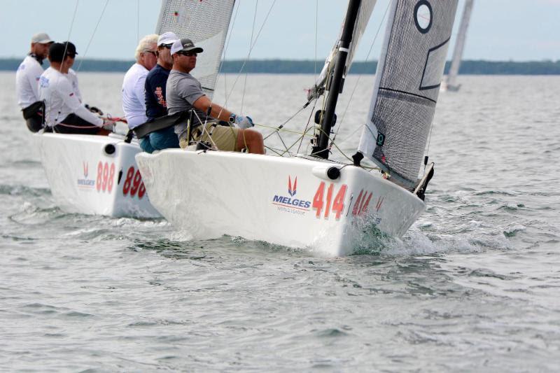 2018-19 Melges 20 Miami Winter Series, Event No. 1 - Rob Wilber, CINGHIALE photo copyright IM20CA taken at Coconut Grove Sailing Club and featuring the Melges 20 class