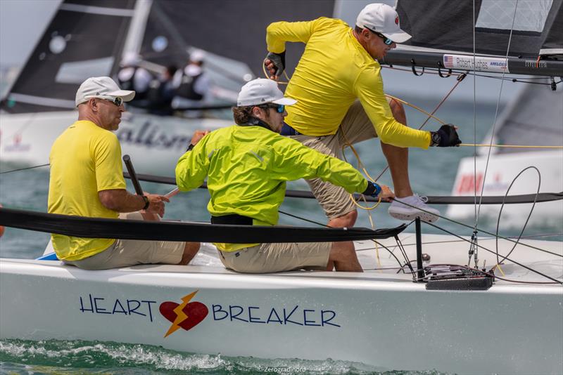 2019 International Melges 20 World Championship - Day 2 photo copyright Melges 20 / Zerogradinord taken at Coconut Grove Sailing Club and featuring the Melges 20 class