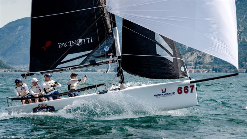 Brontolo Racing - 2019 Melges 20 World League - Europe - Event 4 photo copyright Melges World League / Barracuda Communication taken at Fraglia Vela Riva and featuring the Melges 20 class