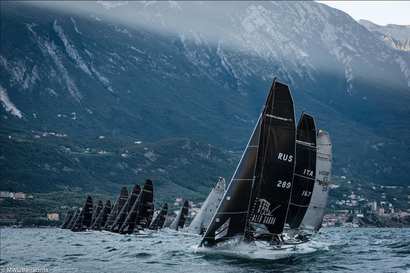 2019 Melges 20 European Championship - Day 2 photo copyright Melges World League / Barracuda Communication taken at Fraglia Vela Malcesine and featuring the Melges 20 class