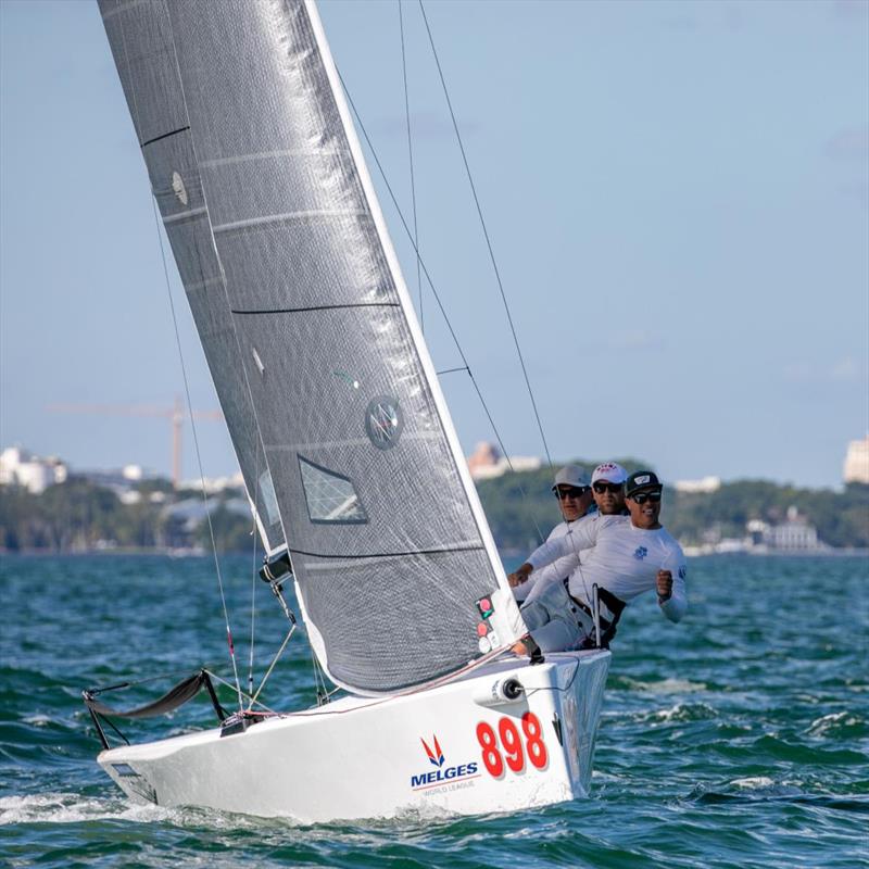 2019/2020 International Melges 20 Miami Winter Series: Event 1 photo copyright Melges Performance Sailboats / Morgan Kinney taken at Coconut Grove Sailing Club and featuring the Melges 20 class