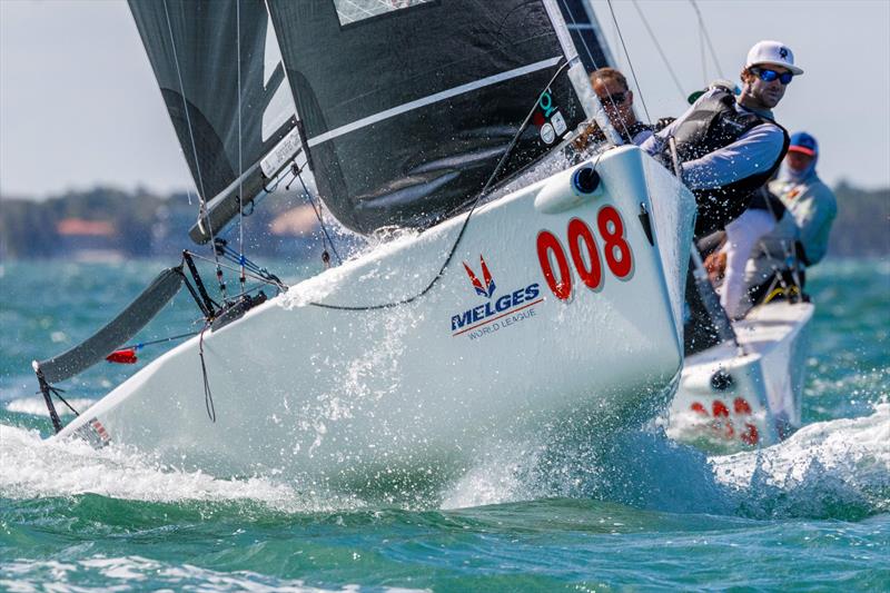 Melges 20 racecourse action photo copyright Scott Trauth taken at Miami Yacht Club and featuring the Melges 20 class