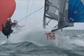 Wet wild and windy on the final day of the 2020 Australian Melges 24 National Championships © Ally Graham