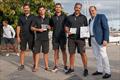 Chinook HUN850 of Akos Csolto completes both the overall and Corinthian podium of the fifth event of the Melges 24 European Sailing Series 2022 in Imperia © Luca Babini