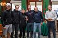 Michael Tarabochia's family team of White Room, steered by Michael's older son Luis Tarabochia and crewed with his younger son Marco Tarabochia, himself, Julia Nett and Sebastian Bühler.  Melges 24 European Sailing Series, Trieste September 2023