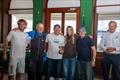 Miles Quinton's Gill Race Team (GBR) with Geoff Carveth steering  Melges 24 European Sailing Series, Trieste September 2023 