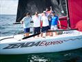 Melges 24 North American Champions 2025 - Harry Melges IV with Colleen O'Brien, Ripley Shelley, Allan Terhune and Will Heurth on ZENDA EXPRESS USA866 -  Melges 24 North American Championship 2025, Bacardi Winter Series 2026 Event No 1 - Miami, FL, USA