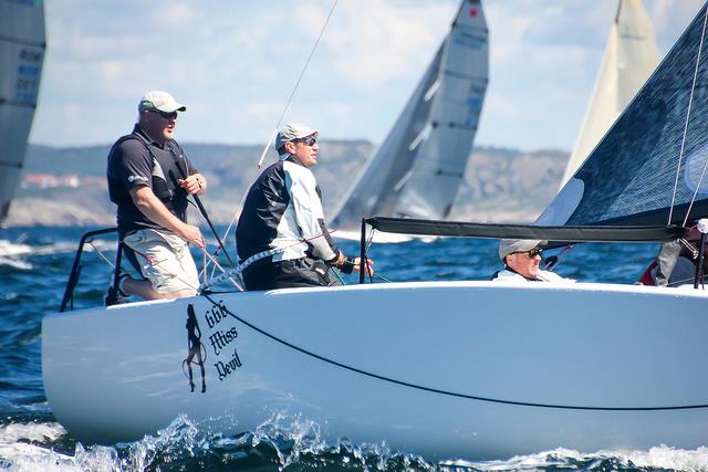 Tomas Skalen's Miss Devil SWE666 on day 2 of the Melges 24 European Sailing Series in Marstrand photo copyright Anna Bergkvist taken at Marstrands Segelsällskap and featuring the Melges 24 class