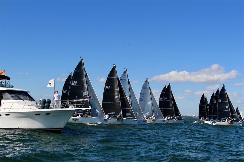 Bacardi Invitational Winter Series in Miami day 2 - photo © Kathleen Tocke