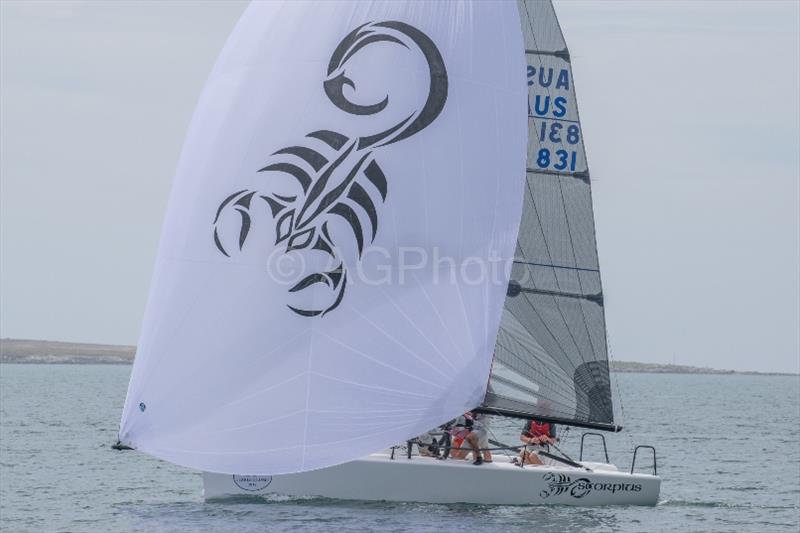 Scorpius was the boat of the day with two wins and a second – Musto Melges 24 Nationals photo copyright Ally Graham taken at Port Lincoln Yacht Club and featuring the Melges 24 class