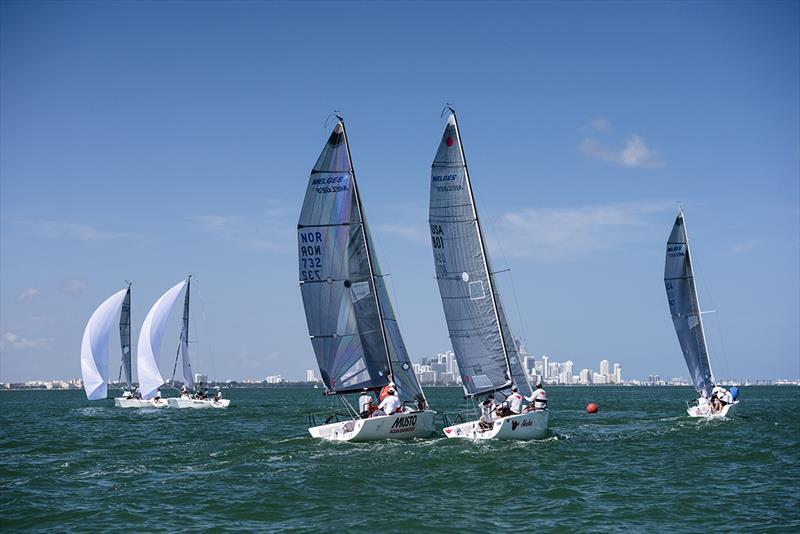 Melges 24 Class sailing at Miami Sailing Week photo copyright Cory Silken / Miami Sailing Week taken at Coconut Grove Sailing Club and featuring the Melges 24 class