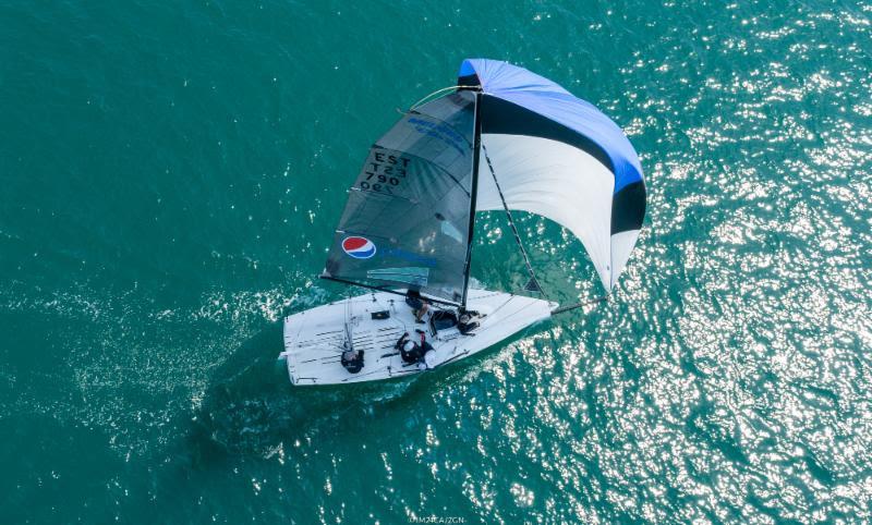 Estonian team Lenny EST790 by Tõnu Tõniste is not only silver medal in the overall podium, but also the winner in the Corinthian division - 2018 Melges 24 European Sailing Series - Day 3 photo copyright ZGN / IM24CA taken at Yacht Club Marina Portorož and featuring the Melges 24 class