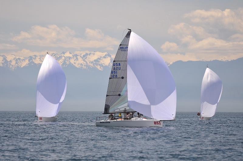 Monsoon USA851 by Bruce Ayres was winning the second race of the day - photo © Thomas Hawker