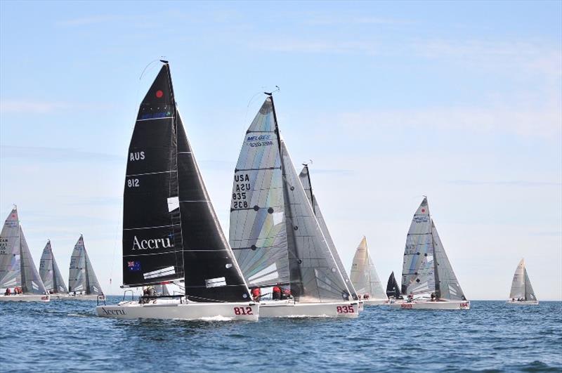 Entry from Australia, Kevin Nixon's Accru AUS812 photo copyright Thomas Hawker taken at Royal Victoria Yacht Club, Canada and featuring the Melges 24 class