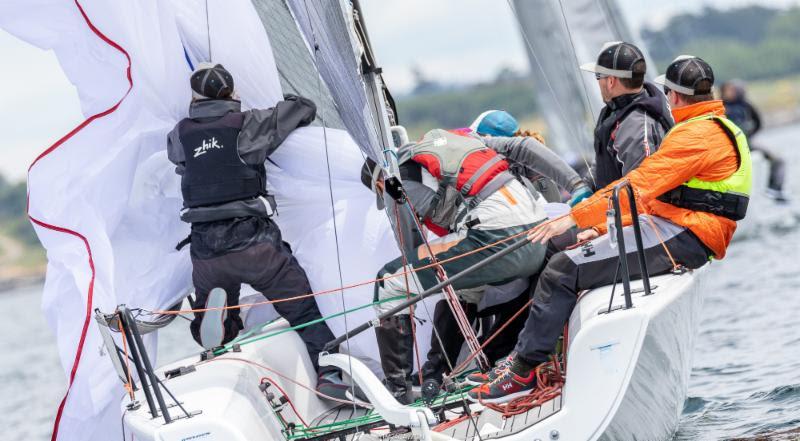 Good Enough USA806 by Matt MacGregor leads the Corinthian division - 2018 Melges 24 World Championship - Day 2 photo copyright IM24CA / Zerogradinord taken at  and featuring the Melges 24 class