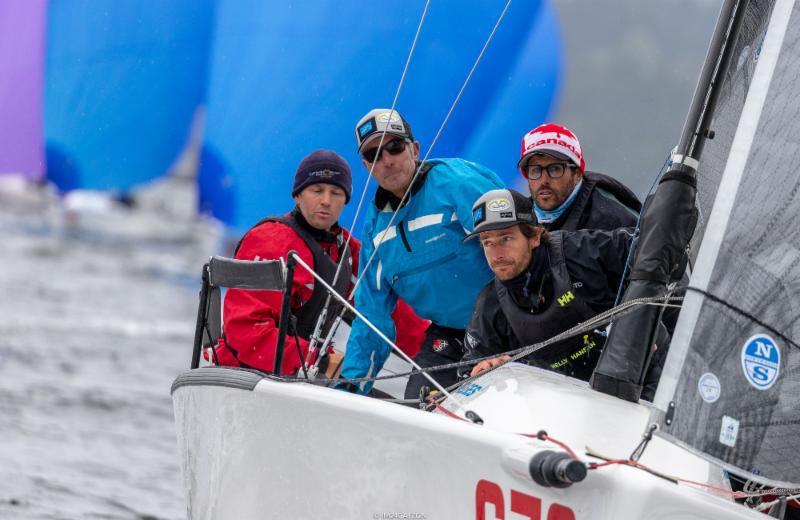 Altea ITA722 by Andrea Racchelli, with partials of 5-8 slips into the second position overall - 2018 Melges 24 World Championship - Day 4 photo copyright IM24CA / Zerogradinord taken at Royal Victoria Yacht Club, Canada and featuring the Melges 24 class