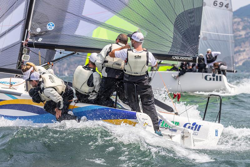 Another American entry, Travis Weisleder's Lucky Dog / Gill Race Team USA841 with Mike Buckley calling the tactics, finished the regatta on 5th position photo copyright ZGN / IM24CA taken at  and featuring the Melges 24 class