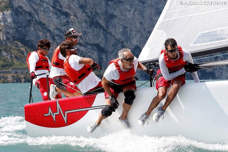 Reigning European Champion - Italian Taki 4 (ITA778) of Marco Zammarchi with Niccolo Bertola in helm is on top of the Melges 24 European Sailing Series' rankings in Overall and Corinthian division respectively photo copyright Pierrick Contin taken at  and featuring the Melges 24 class