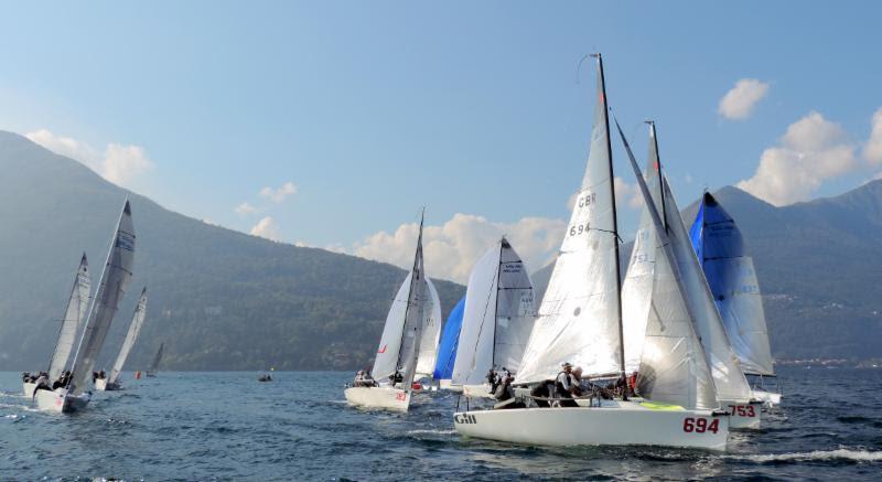 Miles Quinton's Gill Race Team GBR694 with Geoff Carveth in helm scored 4-4-9 and discarded the final race being second in the provisional podium now photo copyright Piret Salmistu taken at  and featuring the Melges 24 class