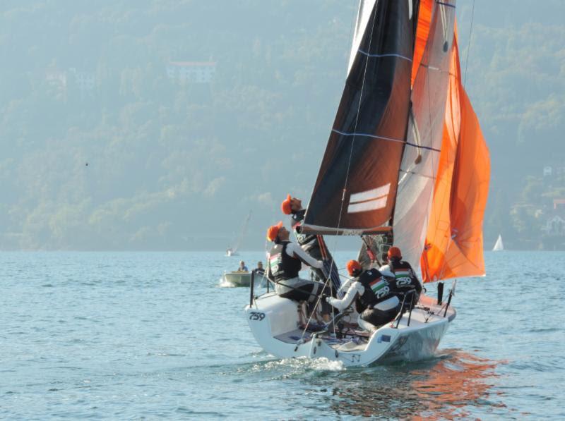 Akos Csolto's Seven-Five-Nine HUN759 was second in today's first race - photo © Piret Salmistu