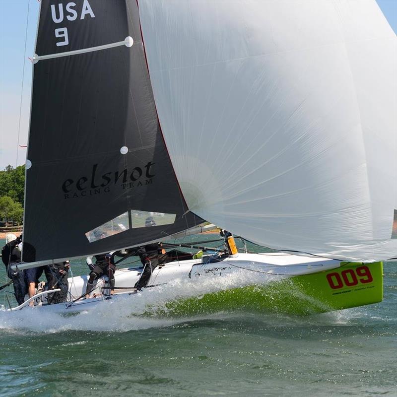 Melges 24 racecourse action photo copyright Zane Yoder taken at Fairhope Yacht Club and featuring the Melges 24 class