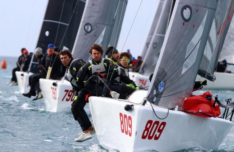 Arkanoe by Montura ITA809 helmed by Sergio Caramel is on the second position in Portoroz after Day One - 2019 Melges 24 European Sailing Series -  - photo © Andrea Carloni