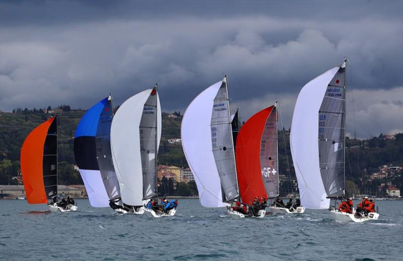 Inaugural event of the 2019 Melges 24 European Sailing Series in Portoroz, Slovenia photo copyright Andrea Carloni / IM24CA / ZGN taken at  and featuring the Melges 24 class