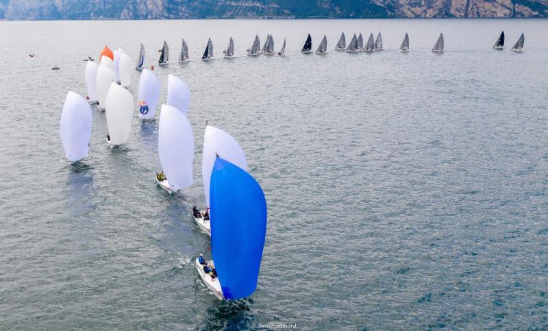 2019 Melges 24 European Sailing Series Event 2 in Malcesine, Italy photo copyright IM24CA / Zerogradinord taken at Fraglia Vela Malcesine and featuring the Melges 24 class