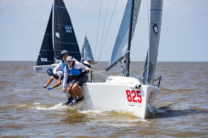 2019 Melges 24 U.S. National Championship - Day 1 photo copyright Hannah Lee Noll taken at Fairhope Yacht Club and featuring the Melges 24 class