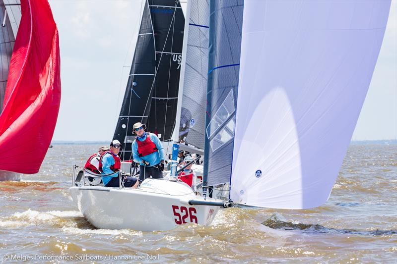 2019 Melges 24 U.S. National Championship - Day 1 photo copyright Hannah Lee Noll taken at Fairhope Yacht Club and featuring the Melges 24 class