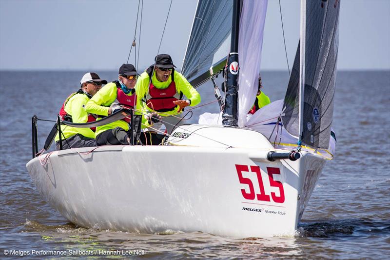 2019 Melges 24 U.S. National Championship - Day 2 photo copyright Hannah Lee Noll taken at Fairhope Yacht Club and featuring the Melges 24 class