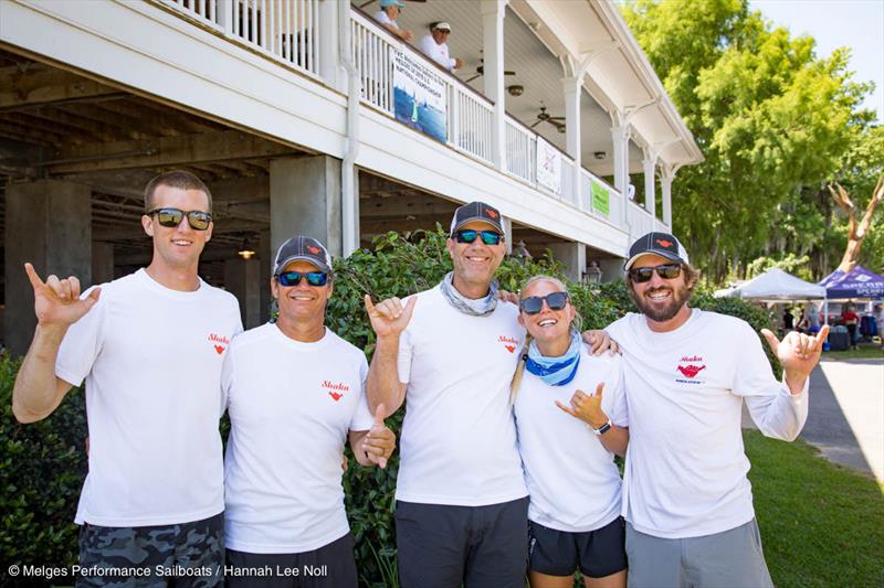 2019 Melges 24 U.S. National Championship - Day 2 photo copyright Hannah Lee Noll taken at Fairhope Yacht Club and featuring the Melges 24 class