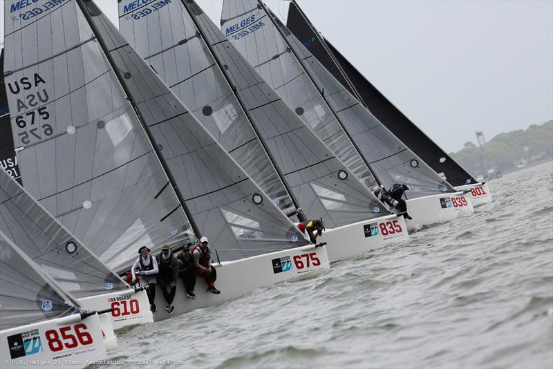 Melges 24 fleet at the Sperry Charleston Race Week 2019 - photo © JOY / U.S. Melges 24 Class Association