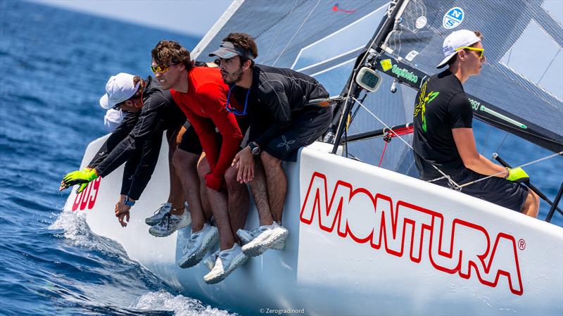 The second place  in Corinthian division is occupied by Arkanoe by Montura (10-9-7),  seventh overall photo copyright IM24CA / Zerogradinord taken at Club Nautico Scarlino and featuring the Melges 24 class
