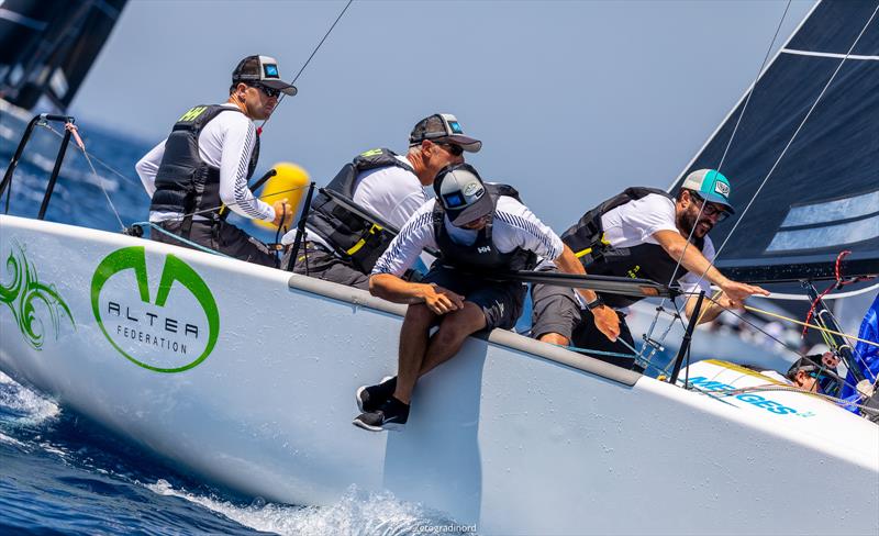 The second place of the ranking is for the World Champions onboard Altea by Andrea Racchelli, boat of the day in this second day in Scarlino, with excellent partial scores of 1-2-3 photo copyright IM24CA / Zerogradinord taken at Club Nautico Scarlino and featuring the Melges 24 class