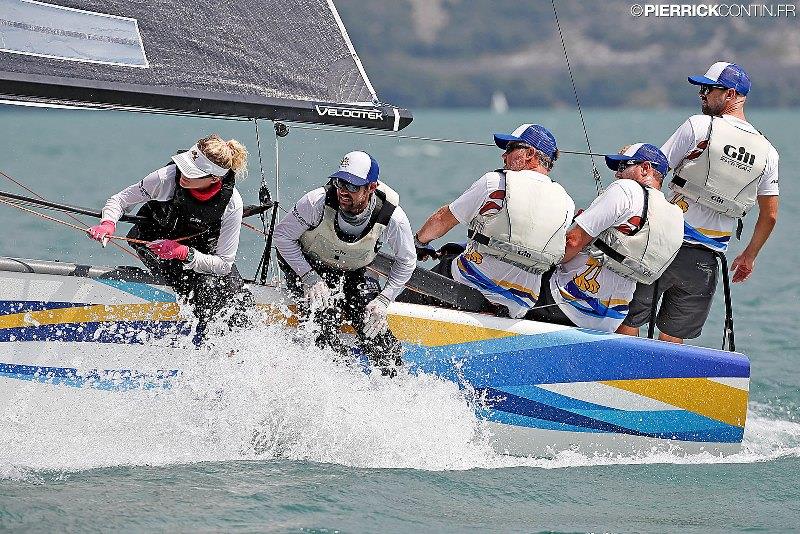 With America's Cupper Mike Buckley as a tactician on Travis Weisleder's Lucky Dog/Gill Race Team, will attempt to regain the overall U.S. Melges 24 National Ranking Series lead - 2018 Melges 24 European Championship photo copyright Pierrick Contin taken at Fraglia Vela Riva and featuring the Melges 24 class