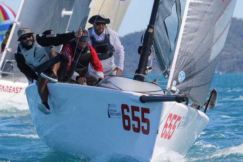 Kraken was at the top of her game all week - Airlie Beach Race Week 2019 photo copyright Shirley Wodson taken at Whitsunday Sailing Club and featuring the Melges 24 class