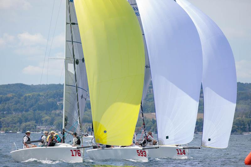 2019 Melges 24 North American Championship fleet racing - photo © Bill Crawford - Harbor Pictures Company